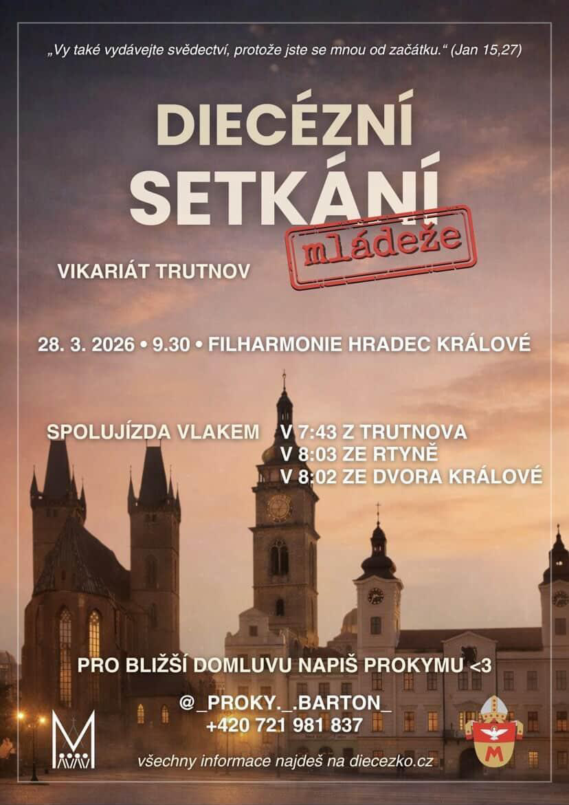 Plakátek s informacemi o společné dopravě.